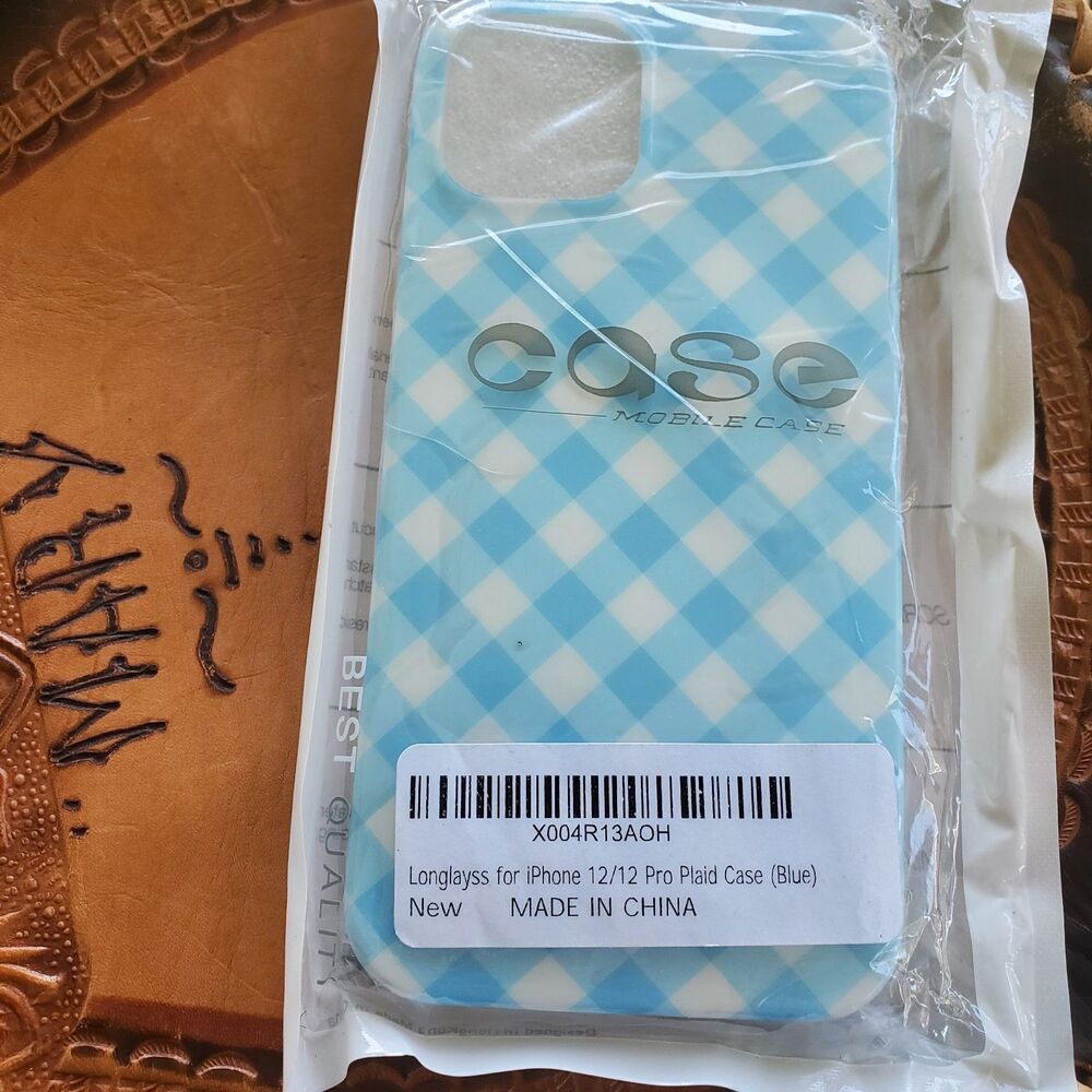 For IPhone 12/12 Pro Plaid Case